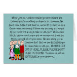 Hilarious Retirement Card--From The Gang!
