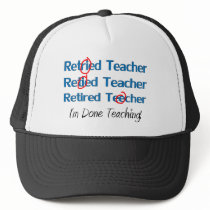 Hilarous Retired Teacher Gifts Mesh Hat