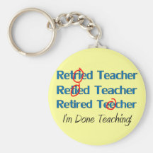 Hilarous Retired Teacher Gifts Key Chains