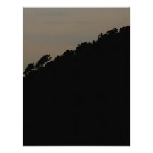Hill at Dusk. Personalized Invites