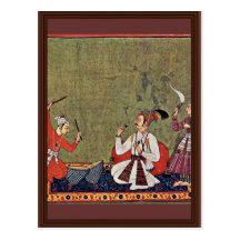 Hill Leaders (Punjab Hills) And Harp Players By In Postcard