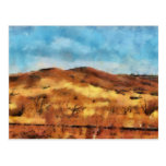 Hill painting postcard