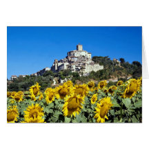 Hill town of Narni, Umbria, Italy Europe Greeting Card