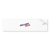HILLARY 2016 -.png Bumper Sticker