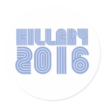HILLARY 2016 vintage.png Sticker