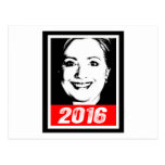 HILLARY CLINTON 2016 INK ART.png Postcard