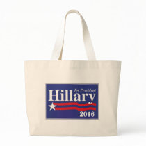 Hillary Clinton for President 2016 Canvas Bags