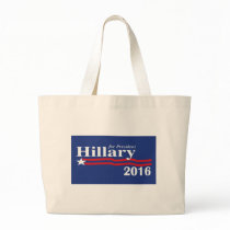 Hillary Clinton For President 2016 Canvas Bag