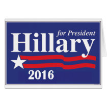 Hillary Clinton for President 2016 Cards