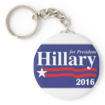 Hillary Clinton for President 2016 Keychain