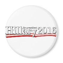 Hillary Clinton for President 2016 Refrigerator Magnets