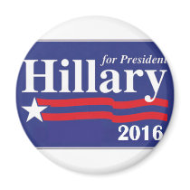 Hillary Clinton for President 2016 Fridge Magnets