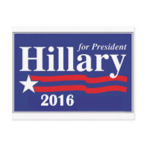 Hillary Clinton for President 2016 Postcard