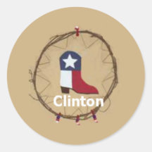 Hillary Clinton le TEXAS initialise l'autocollant