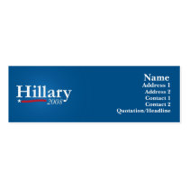 Hillary - Skinny business cards