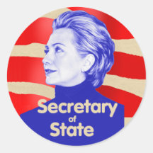 Hillary State Sticker