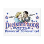 Hillary vs. Obama Postcard 