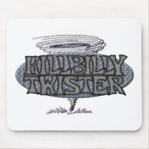 Hillbilly Twister Tornado Mousepads