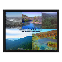Hills and Rivers of the Ozarks Post Card