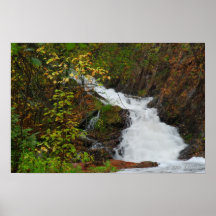 Hillside stream print