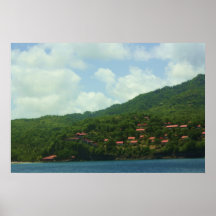 Hillside Village Print