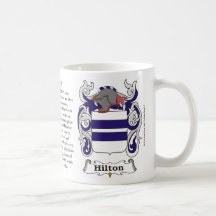Hilton Family Coat of Arms mug