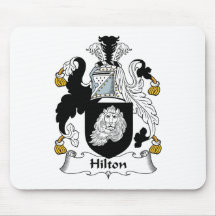 Hilton Family Crest Mouse Mats