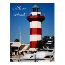 Hilton Head, SC  Harbour Town Lighthouse Postcard