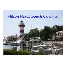 Hilton Head, SC  Harbour Town Lighthouse Postcard