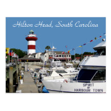 Hilton Head, SC  Harbour Town Lighthouse  Postcard