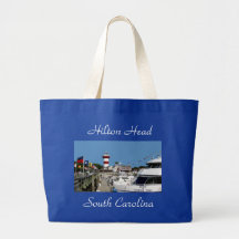 Hilton Head, SC  Harbour Town Lighthouse Tote Bag