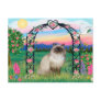 Himalayan Cat - Rose Arbor Postcard