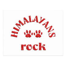 Himalayans Rock Postcard