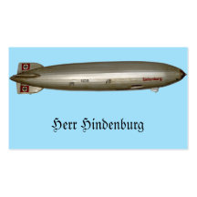 Hindenburg Business Card Templates