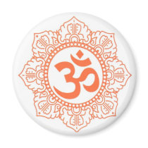 HINDU - BUDDHA SYMBOLS OM,OHM REFRIGERATOR MAGNET