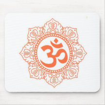 HINDU - BUDDHA SYMBOLS OM,OHM MOUSE MAT