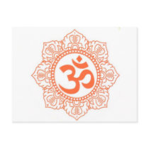 HINDU - BUDDHA SYMBOLS OM,OHM POST CARD