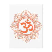 HINDU - BUDDHA SYMBOLS OM,OHM POSTCARDS