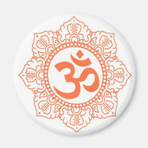 HINDU - BUDDHA SYMBOLS OM,OHM REFRIGERATOR MAGNET