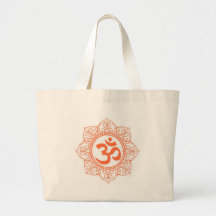 HINDU - BUDDHA SYMBOLS OM,OHM TOTE BAG