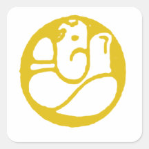 Hindu Deity Square Sticker