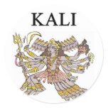 HINDU kali design Sticker