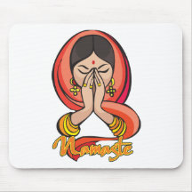 Hindu Namaste Mousepads