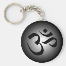 Hindu OM - Meditation Symbol Key Chain