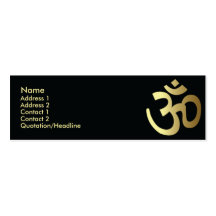 Hinduism - Skinny Business Card