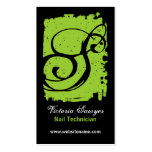 Hip and Bold Monogram Business Cards