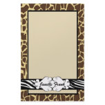 Hip and Chic Animal Print stationery