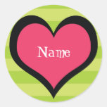 Hip Chick Custom Name Sticker