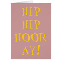 HIP HIP HOORAY CARDS