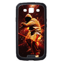 hip-hop breakdancer on fire samsung galaxy SIII case